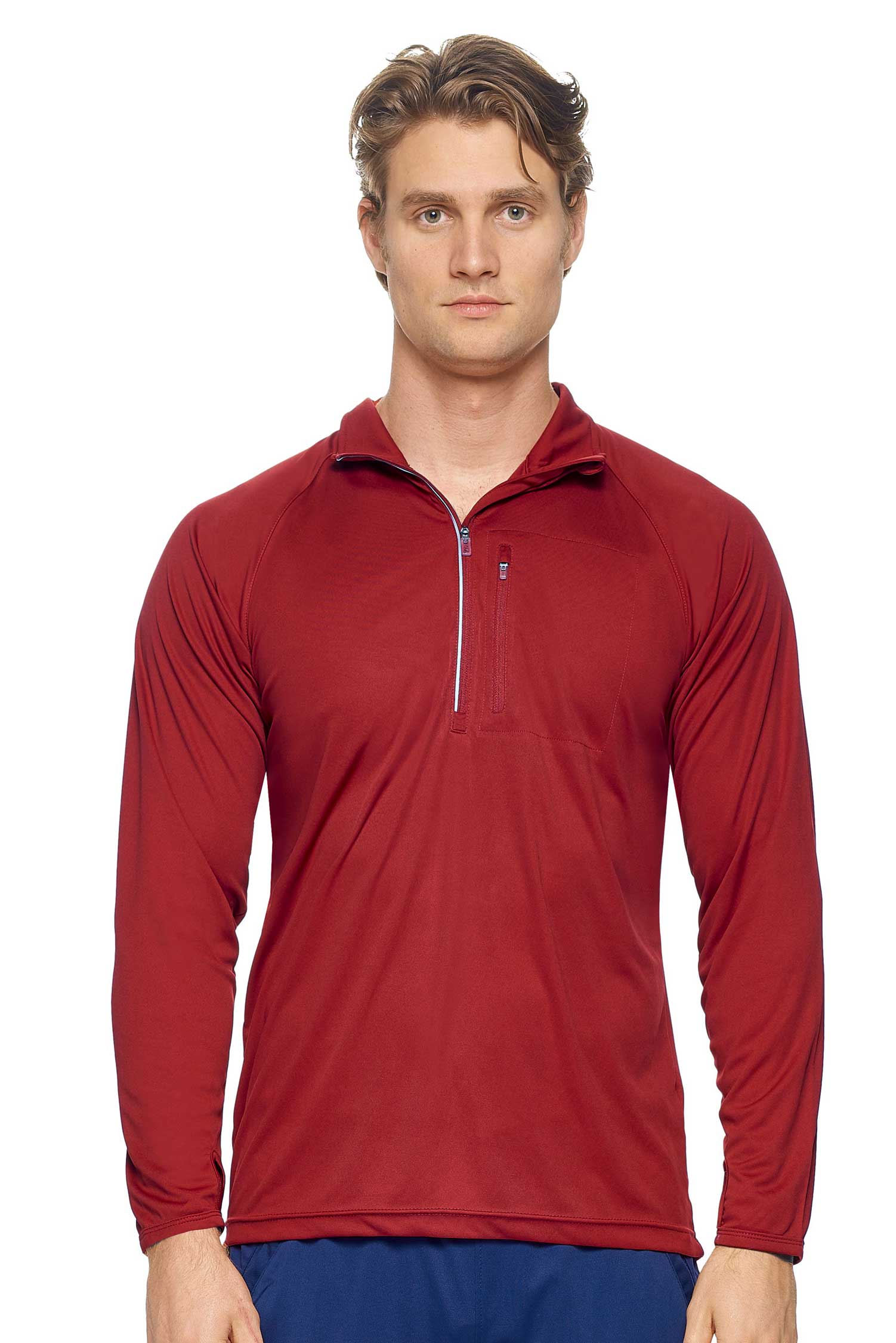 Mens half zip hot sale track top