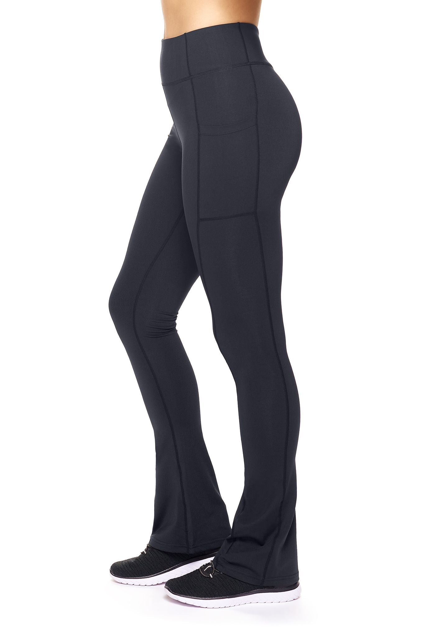 Alo Yoga XS High-Waist Pinstripe Zip It Flare Legging - True Navy/Blac –  Soulcielite