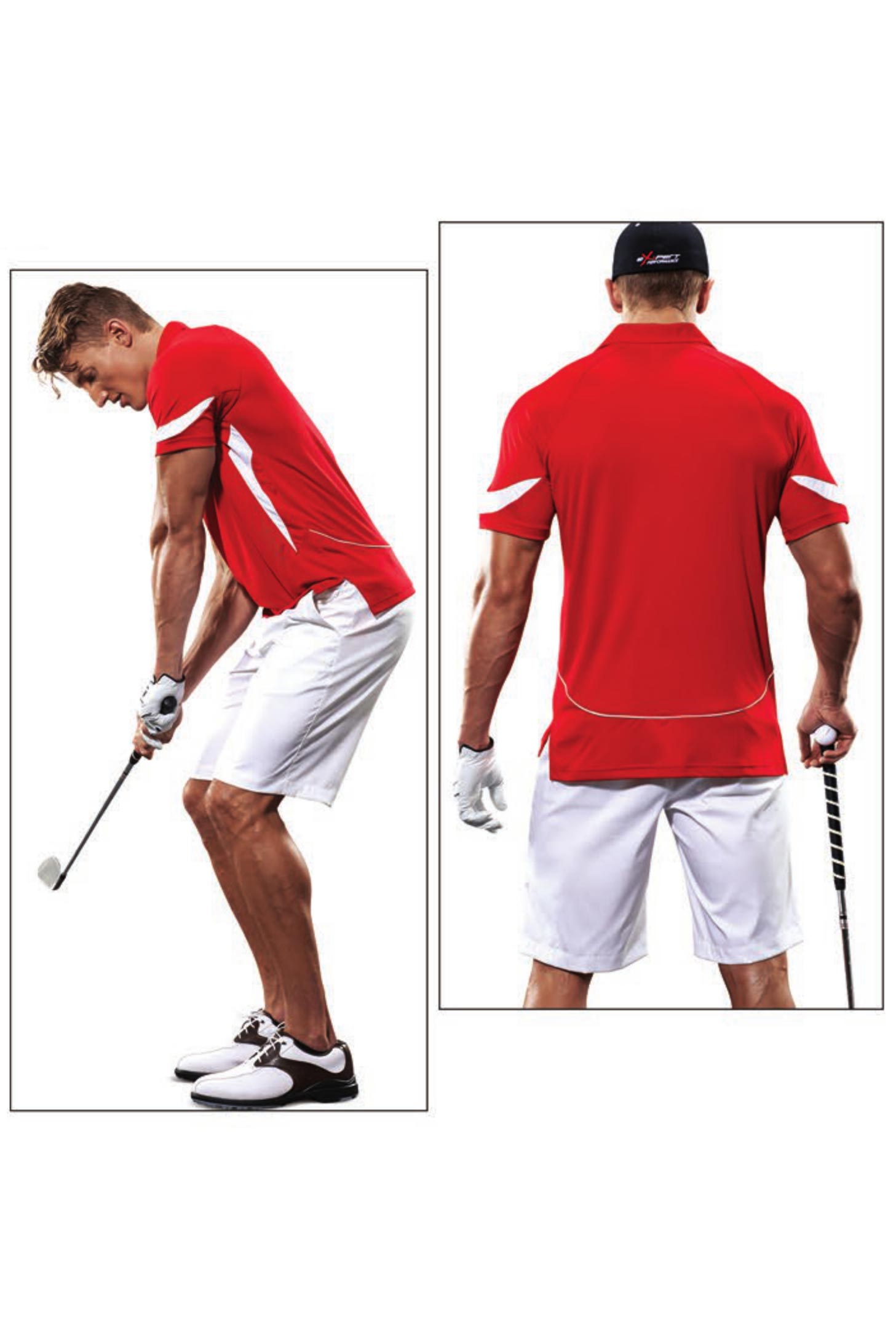 AI841 DriMax™ Courtside Quick Dry Polo  Expert Brand Wholesale red image 3 #red